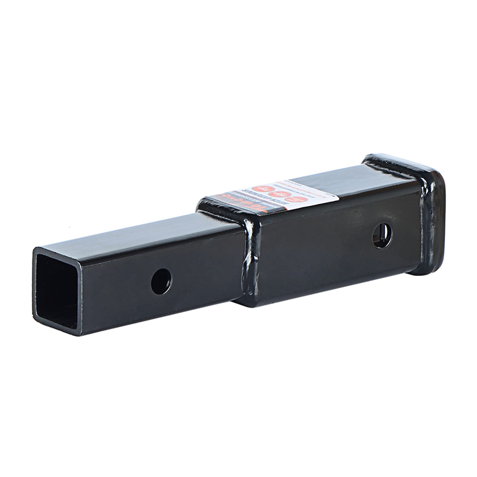 Towever 84332 Towever Trailer Hitch Extender 2 Inch Trailer Hitch Receiver Tube Extension, 7 Inches Length, 3500 Lbs. Gtw