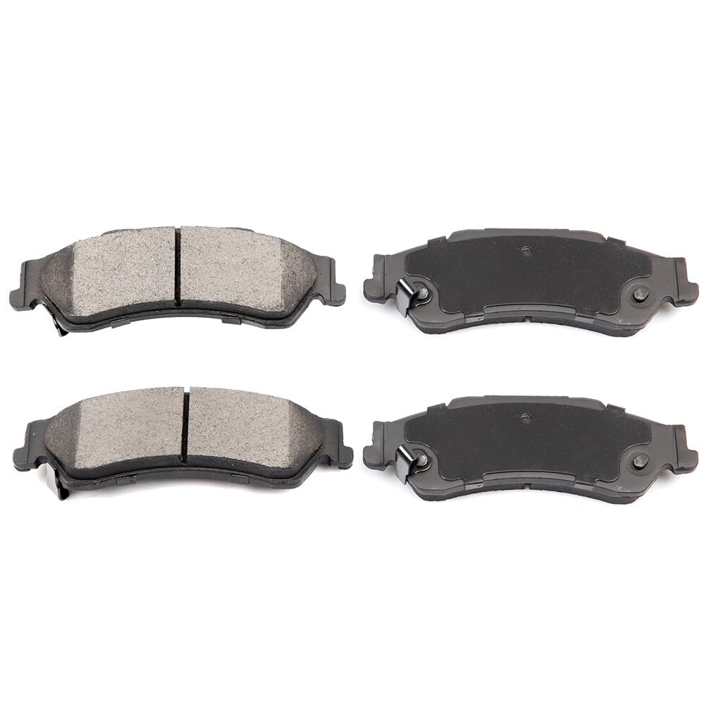 Eccpp D729-7596 4Pcs Rear Ceramic Disc Brake Pad Set Fit For Chevrolet Blazer 1997-2005,For Chevrolet S10 1998-2004,For Gmc Jimm
