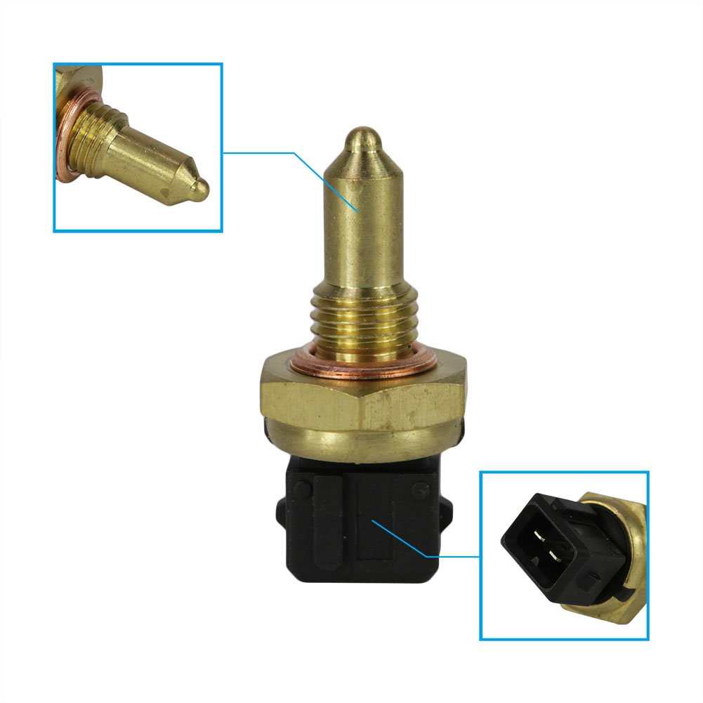 Doicoo Engine Coolant Temperature Sensor 13621433076 Compatible With Bmw 320I 323Ci 325Ci 325I 325Xi 328Ci 328I 330I 330Xi 335D 335Is 335Xi 525I 525Xi 528I 528Xi 530I 530Xi 535I 535Xi 540I 545I