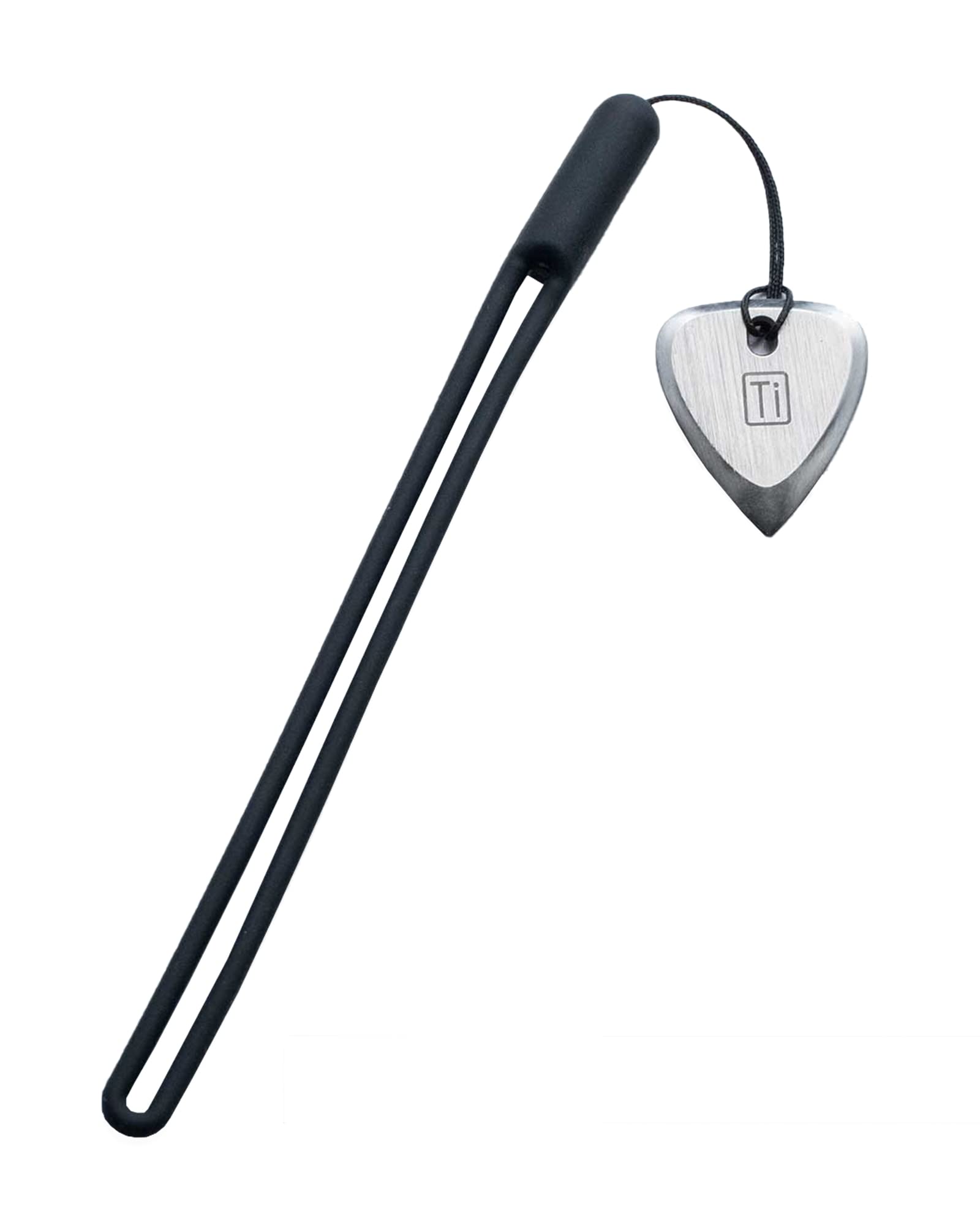 GPCA Titanium Guitar Pick - All-Around Pick for Guitar, Bass, Ukulele - Metallic, 1-Pack, G-pick, Must-Have Gift for Musicians