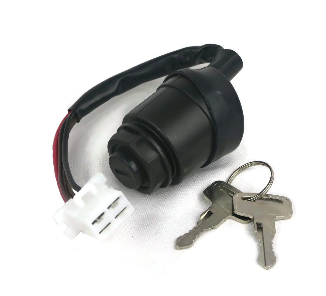 The ROP Shop | Key Switch for 1985-1991 Yamaha G2 Golf Carts with 4 Cycle Gas, Electric Ignition