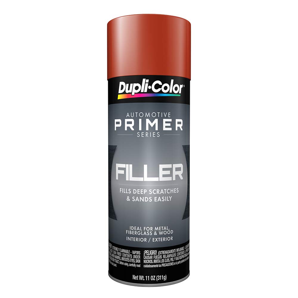 Dupli-Color Fp102-6 Pk Scratch Filler Primer, Red - 11 Oz. Aerosol Can