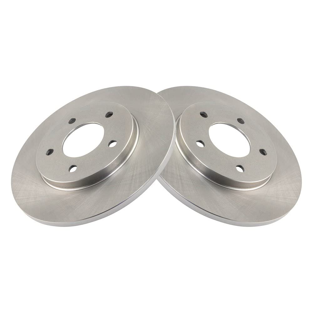 Trq Rear Brake Rotors Set Solid Compatible With 1994-1996 Buick Regal 1995-1999 Chevrolet Lumina Monte Carlo 1994-1997 Oldsmobil