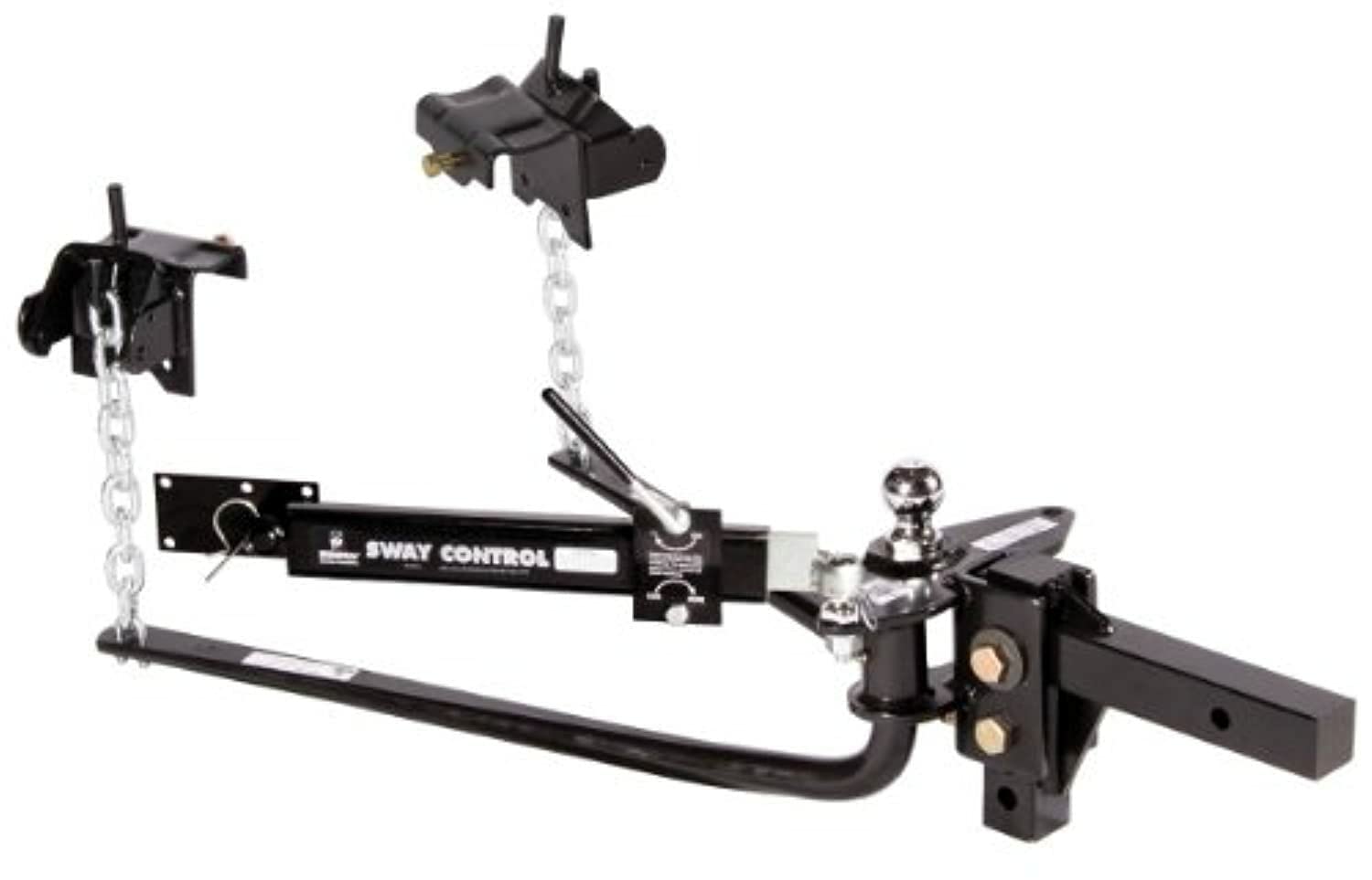 Husky 31986 Round Bar Weight Distribution Hitch Package - 600 Lb. Tongue Weight Capacity