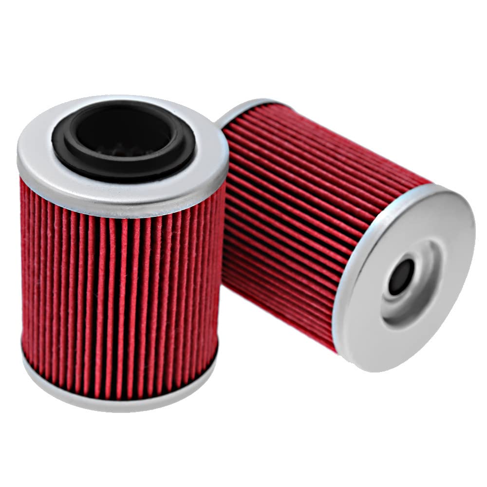 4-Pack Oil Filter Replacement for Can-Am Bombardier Outlander 330 400 450 500 570 650 800 850 1000 Replace# 420256188 711256188