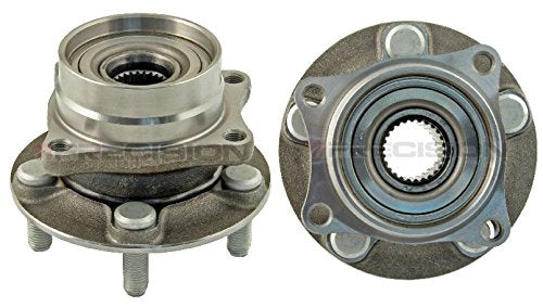 Trq Front Wheel Hub Bearings Assembly Set Compatible With 2004-2009 Toyota Prius