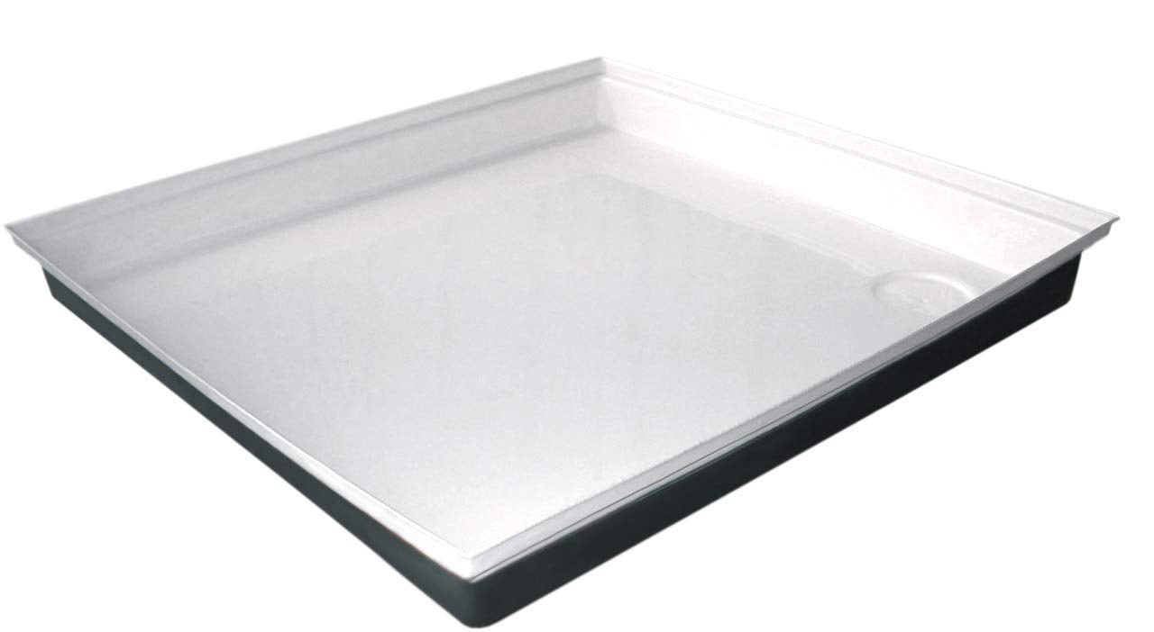 Icon 00461 Shower Pan Sp100-27'' X 24'' X 4'', Polar White
