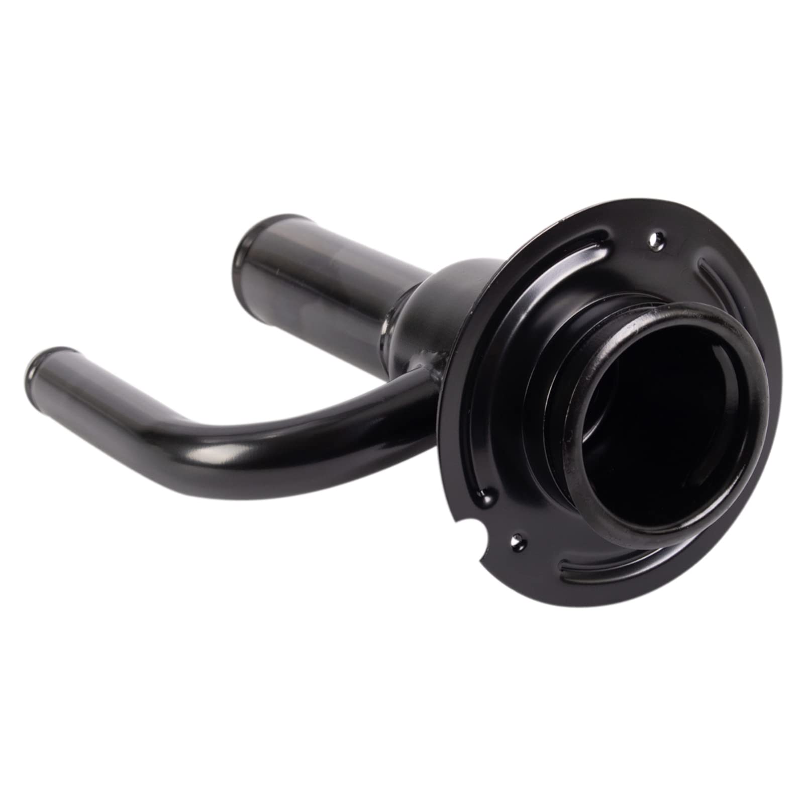 TRQ Rear Fuel Tank Filler Neck Black Compatible with 2005-2010 Ford F-350 Super Duty