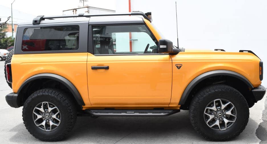 Go Rhino D64131T Dominator Xtreme D6 Side Steps With Rocker Panel Mounting Brackets Kit For Ford 21-24 Bronco (Sport Utility)