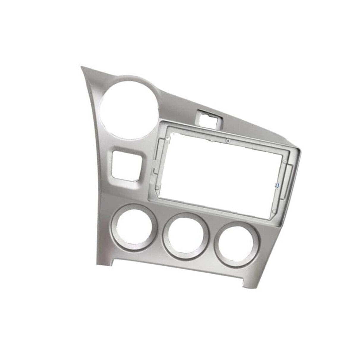 9'' Car Radio Stereo Fascia Frame Panel Cover Trim For Toyota Matrix 2003-2008 2010 2011 2012 2013 2014 Silver (Not Fit For 2009 Matrix 1.8 Base)