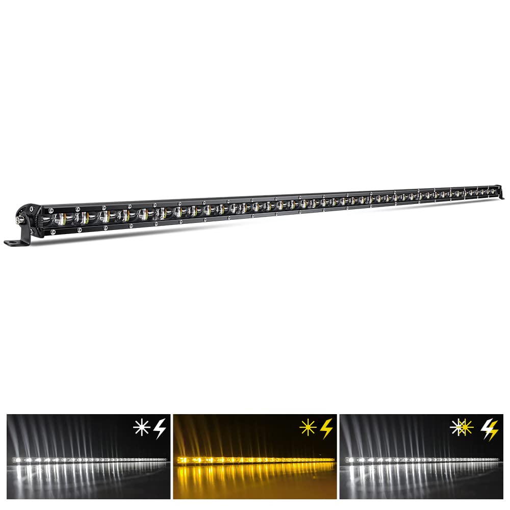 Co Light Led Light Bar Single 44 Inch Slim Single Row Lightbar Driving Combo Beam Off Road Fog Work Lights For Truck, Car, Cabin