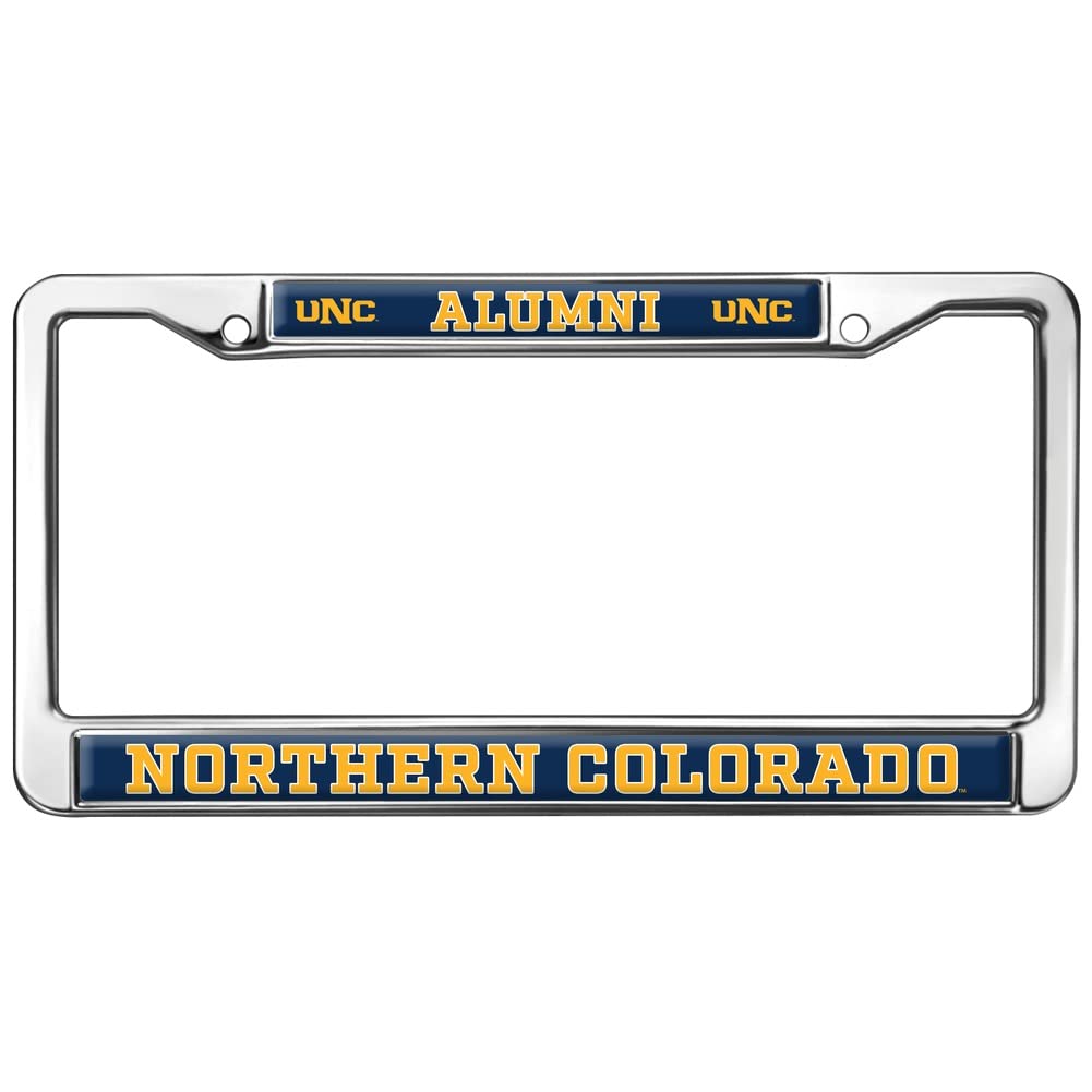 Northern Colorado Alumni Logo Full Size Standard License Plate Metal Frame