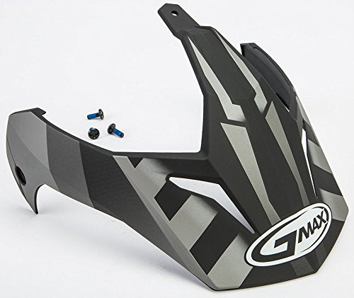 Gmax Unisex-Adult G011057 Replacement Visor Gm11 Flat Black/Dark Silver, One Size