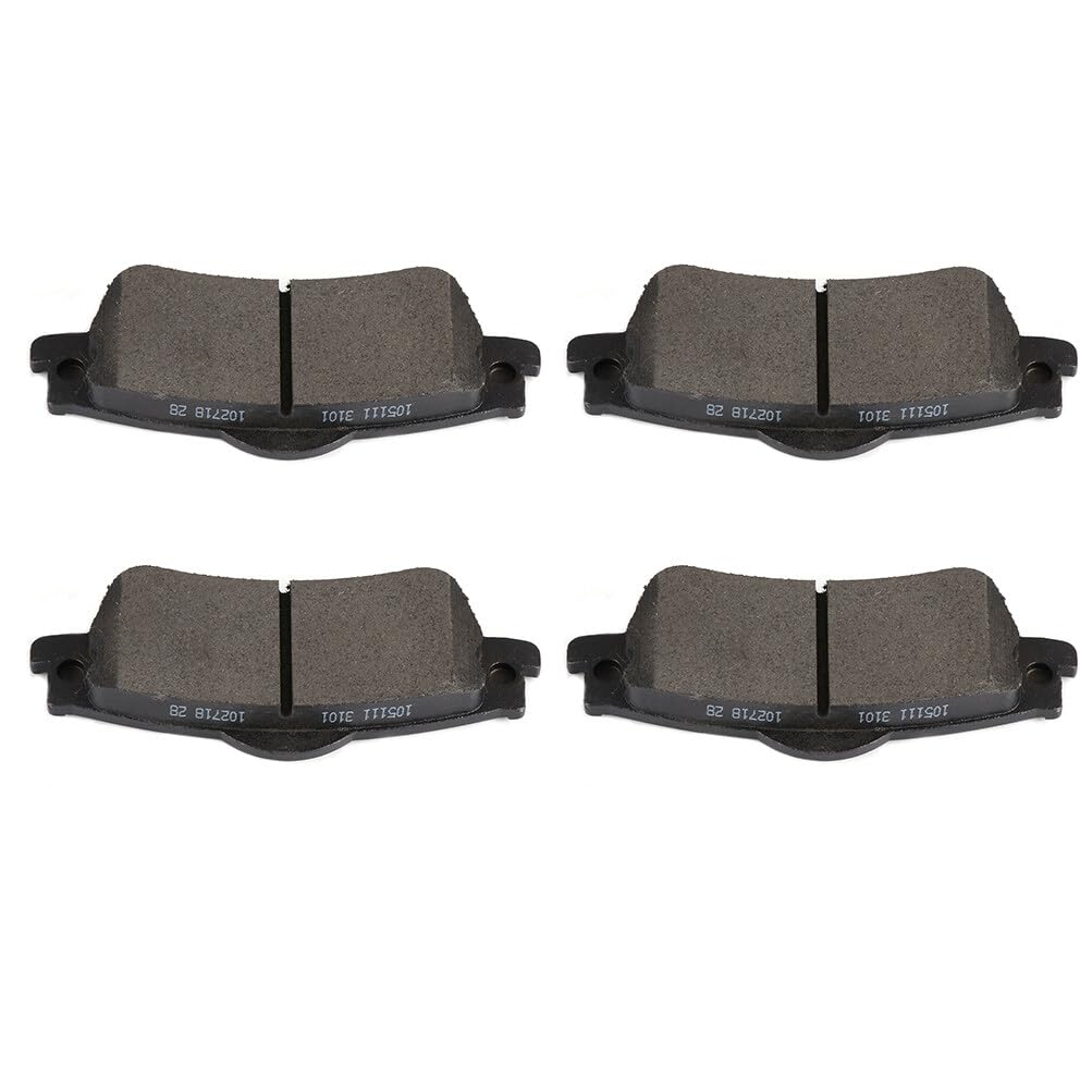 Automuto 4Pcs Rear Semi-Metallic Disc Brake Pads Set D1352 For Chevrolet Caprice 2011-2017,For Chevrolet Ss 2014,For Pontiac G8