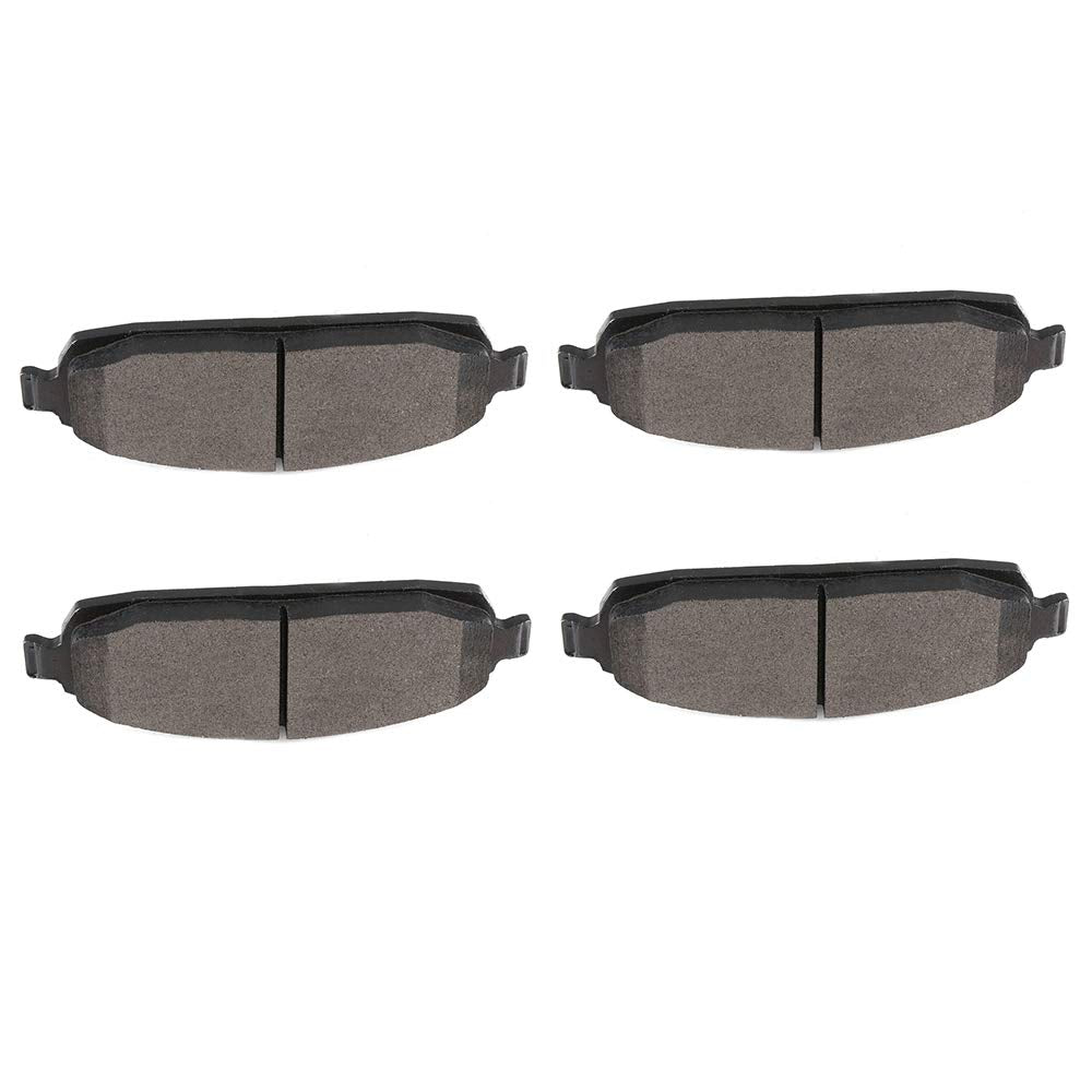 Cciyu D1181 Ceramic Front Brake Pad Set Fit For 2006-2010 For Jeep Commander,2005-2010 For Jeep Grand For Cherokee
