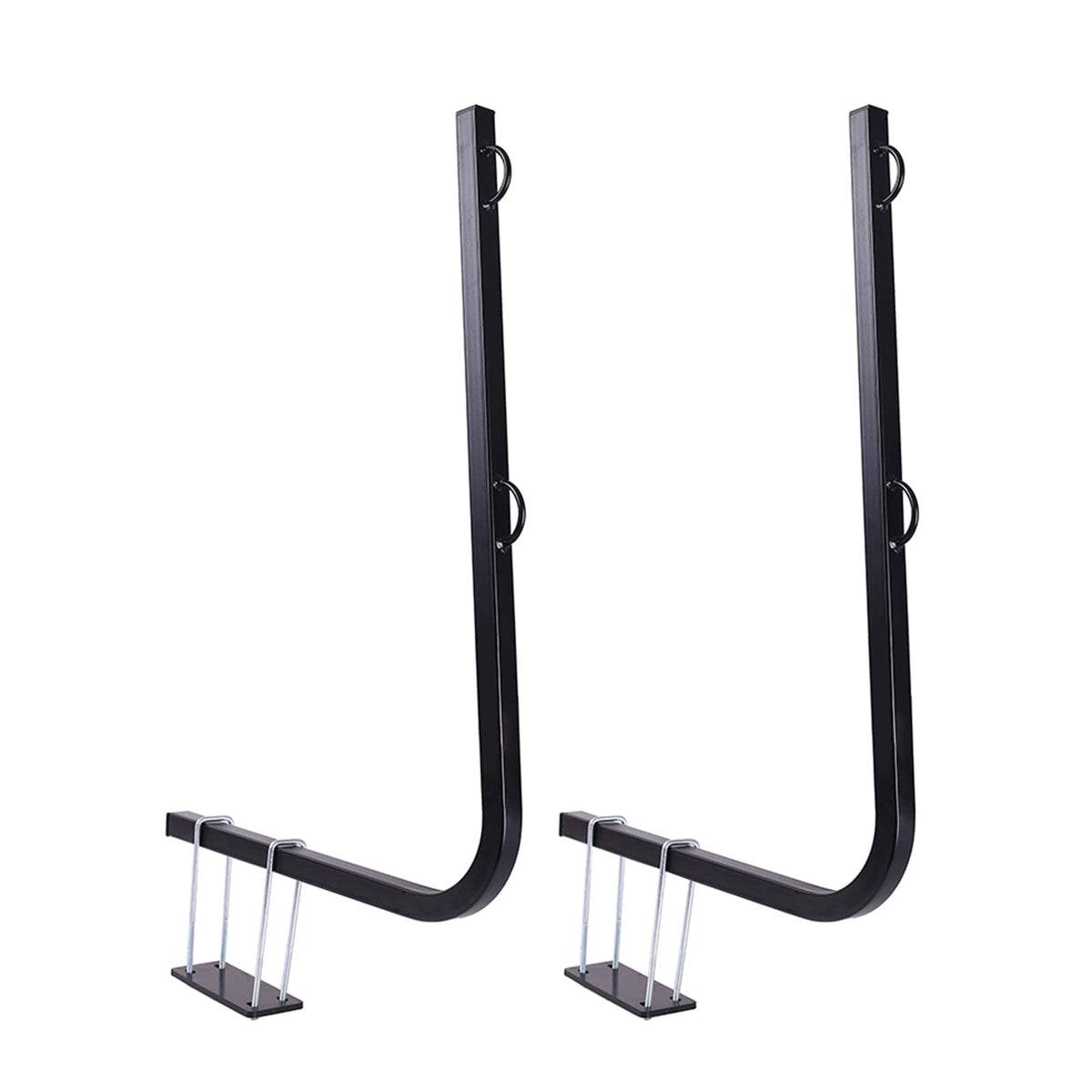 2 Pack Bumper Mount RV Tote Tank Carrier, Heavy Duty RV Bumper Brackets Secure Tank in Place During Travel 