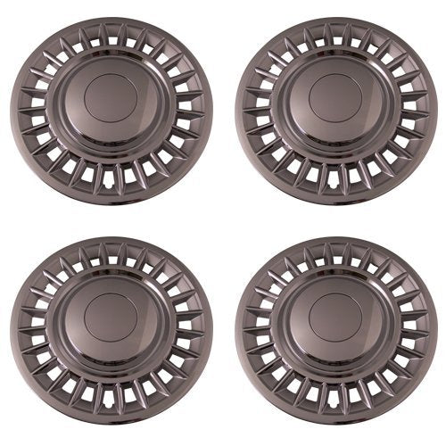 Set Of 4 Chrome 16 Inch Aftermarket Replacement Hubcaps With Metal Clip Retention System - Part Number: Iwc178/16C