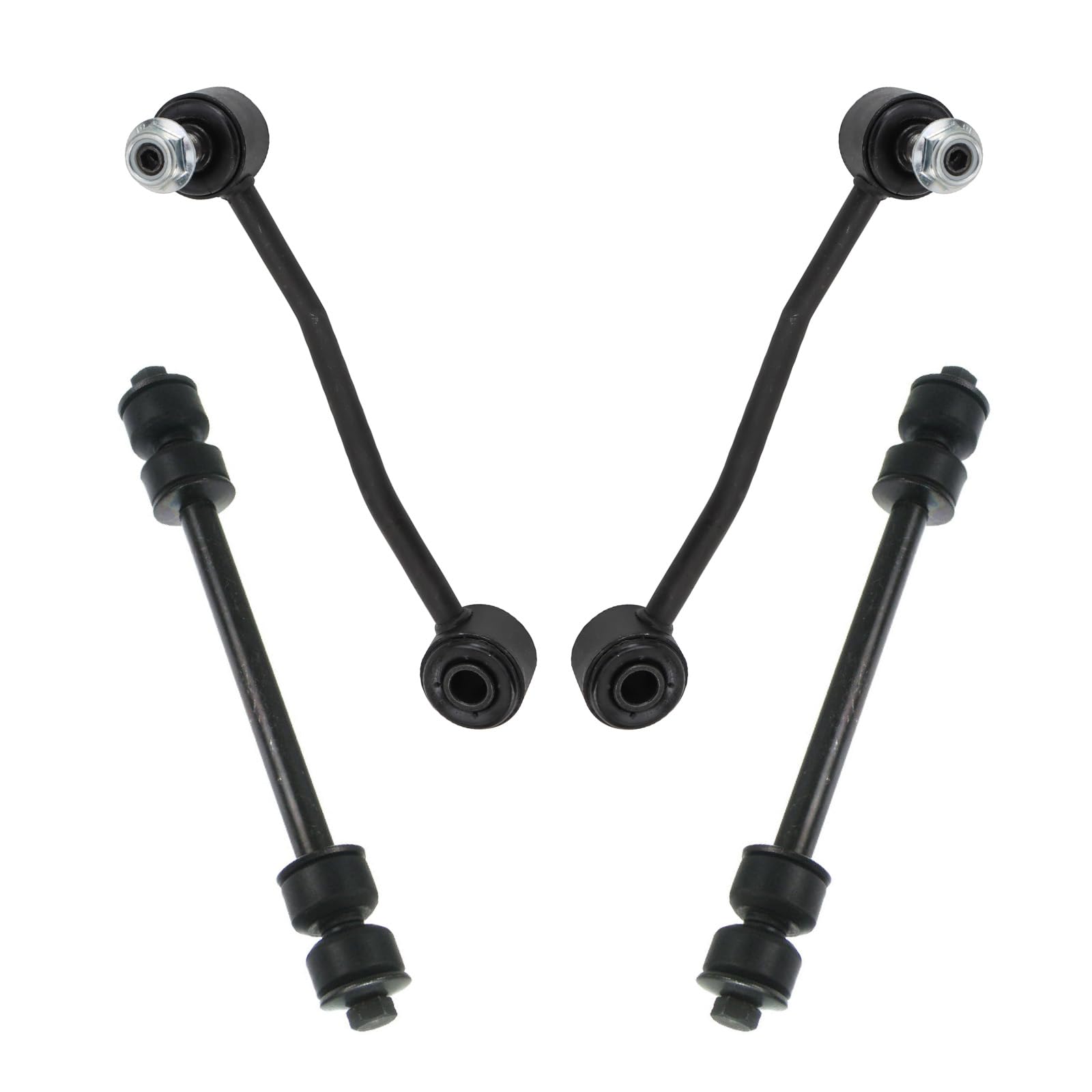 Trq Front & Rear Sway Bar Stabilizer Link Set Compatible With 1998-2011 Ford Ranger 2001-2009 Mazda B2300 1998-2001 B2500 1998-2