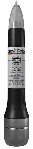 Dupli-Color Aha0974 Scratch Fix All-In-1 Exact-Match Automotive Touch-Up Paint - Honda Metallic Starlight Silver - 0.25 Oz. Paint Pen