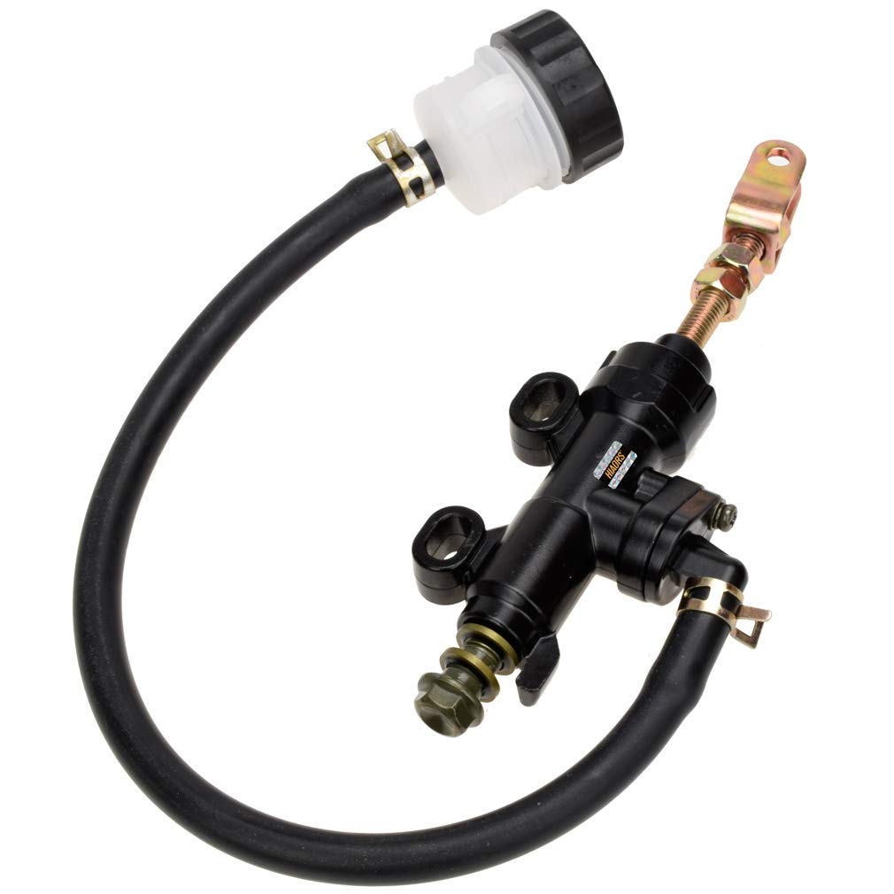 Hiaors Rear Brake Master Cylinder With Reservoir For Yerf Gx150 150Cc 3206 4206 3209 Go Kart Honda Atc-250R Chinese 70Cc 90Cc 11