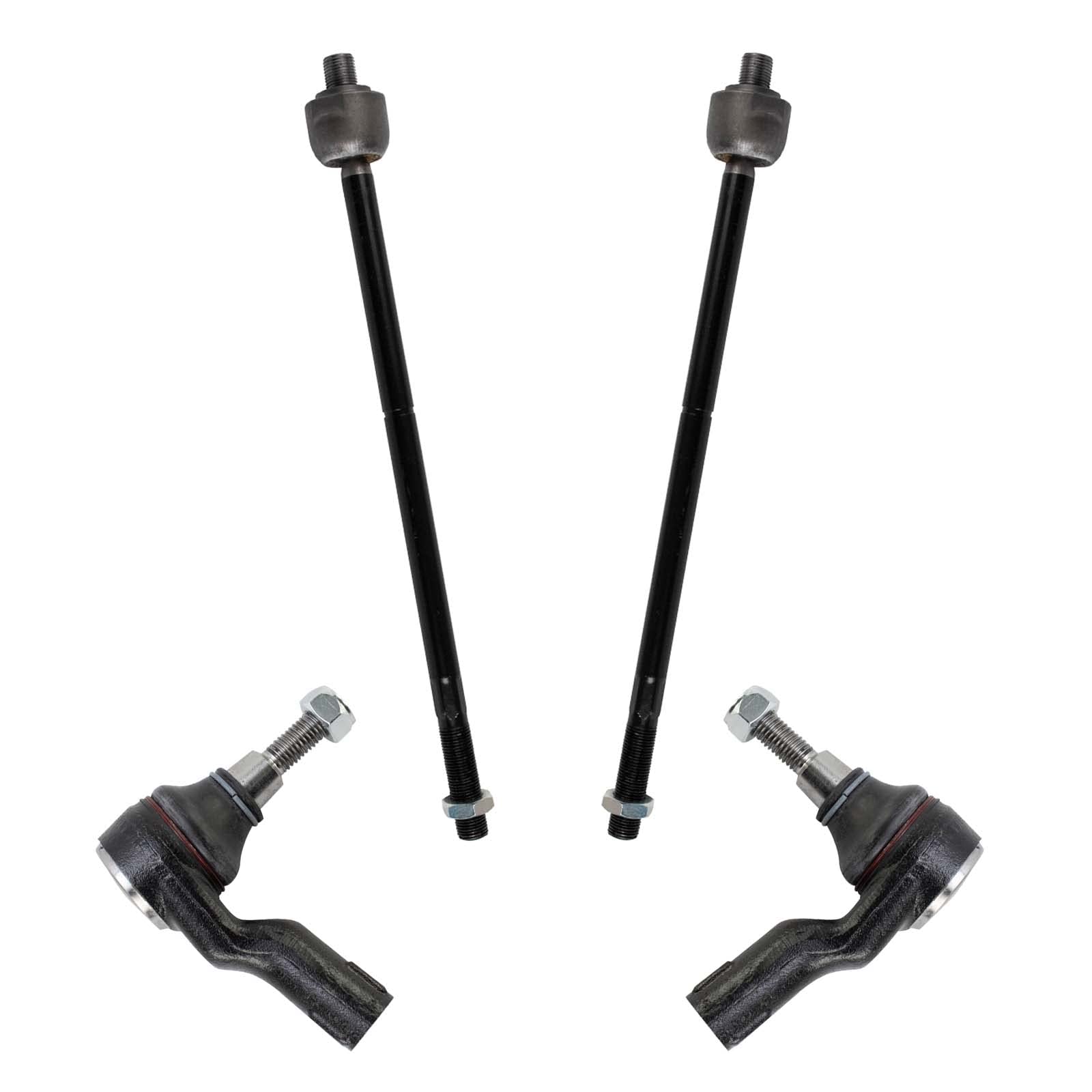 Trq Front Tie Rod Set Compatible With 2005-2009 Land Rover Lr3