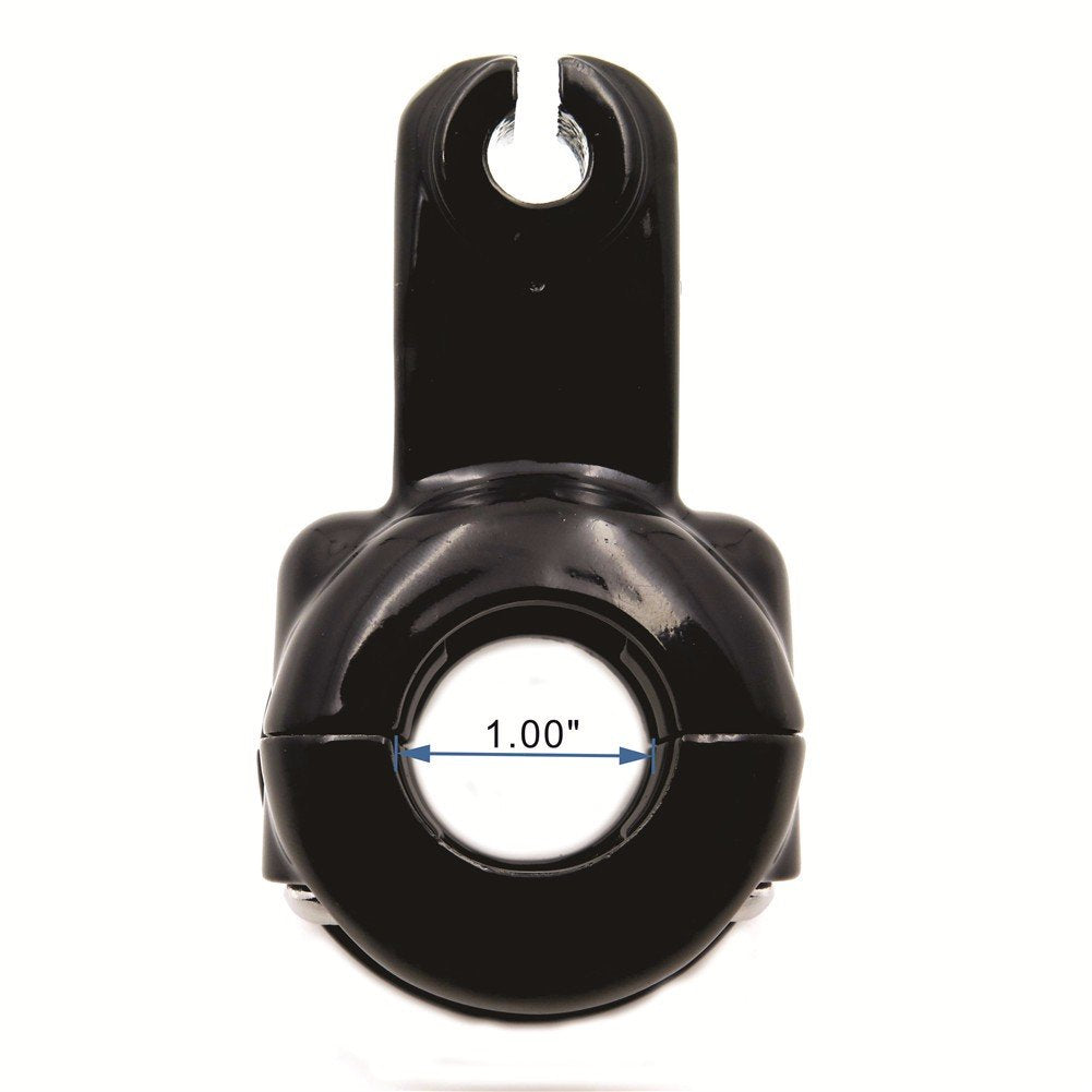 Httmt Mt436-Bk Black Clutch Lever Mount Bracket Clutch Bracket Compatible With Harley Dyna Super Glide Fxd Softail Deluxe Flstn 