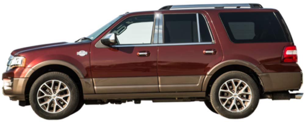 QAA is Compatible with 1997-2005 Ford Expedition, 1997-2003 Ford F-150, 1998-2002 Lincoln Navigator 4 Piece Molded Stainless Ste