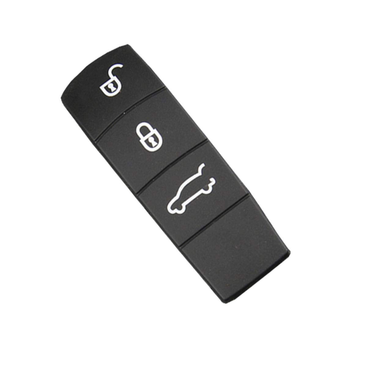 Remote Key Button Cover Compatible with Porsche, Jaronx Keyless Entry Key Fob Button Center Rubber Protectors Skin Jacket (Compa