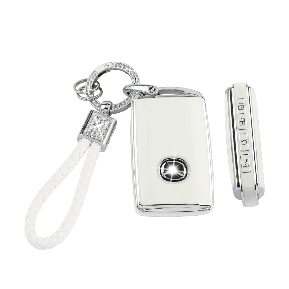 Pifoog Car Key Case For Mazda 3 6 Cx9 Cx5 Cx30 Mx5 Cx50 Accessories Tpu Keys Fob Cover Shell Cute Bling Keychain Landyard Full P