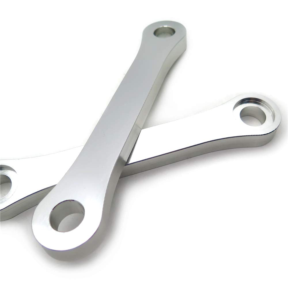 Httmt Mt022-Sr Silver 3.0 Inches Lower Lowering Links Compatible With Off-Road 1987-2007 Kawasaki Kl Klr 650