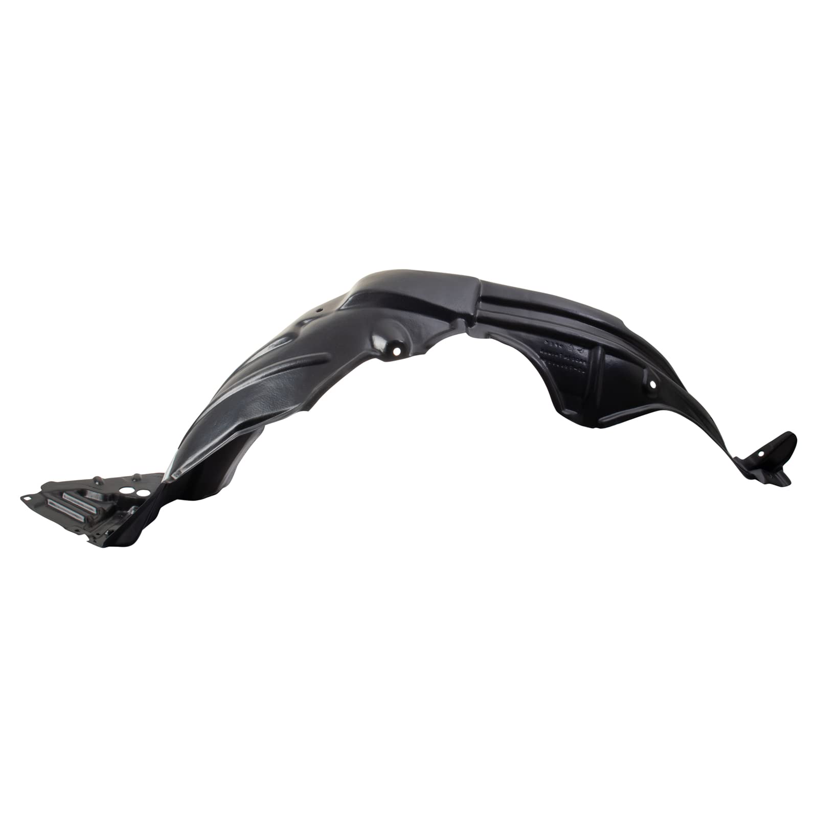 Trq Inner Fender Liner Set Compatible With 2012 Toyota Yaris To1249168 To1250120
