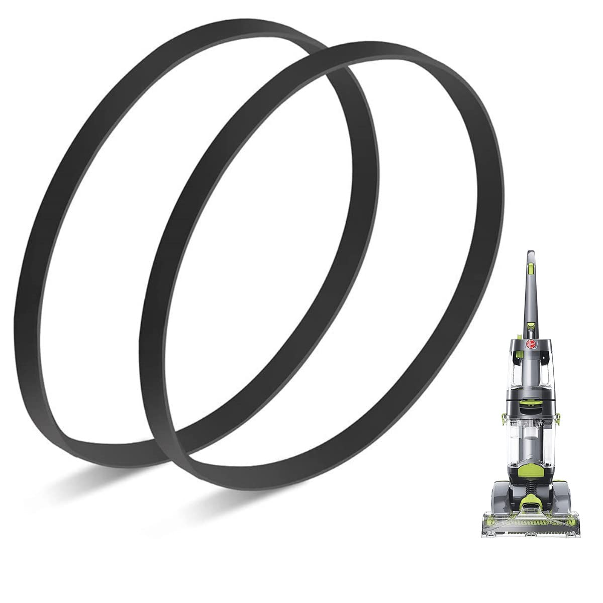 JEDELEOS Replacement Belts for Hoover Dual Power Max Carpet Cleaner FH51000  FH51001  FH51002 and FH54000 Series  Replace Parts 440005536 (Pack of 2)-New