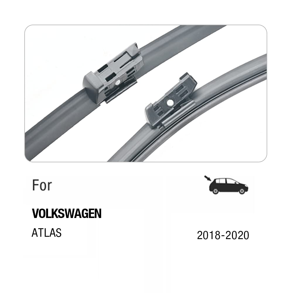 26''+22'' Windshield Wiper Blades Replacement For Vw Volkswagen Atlas 2020-2018 Porsche Cayenne 2020-2019 Original Equipment Rep