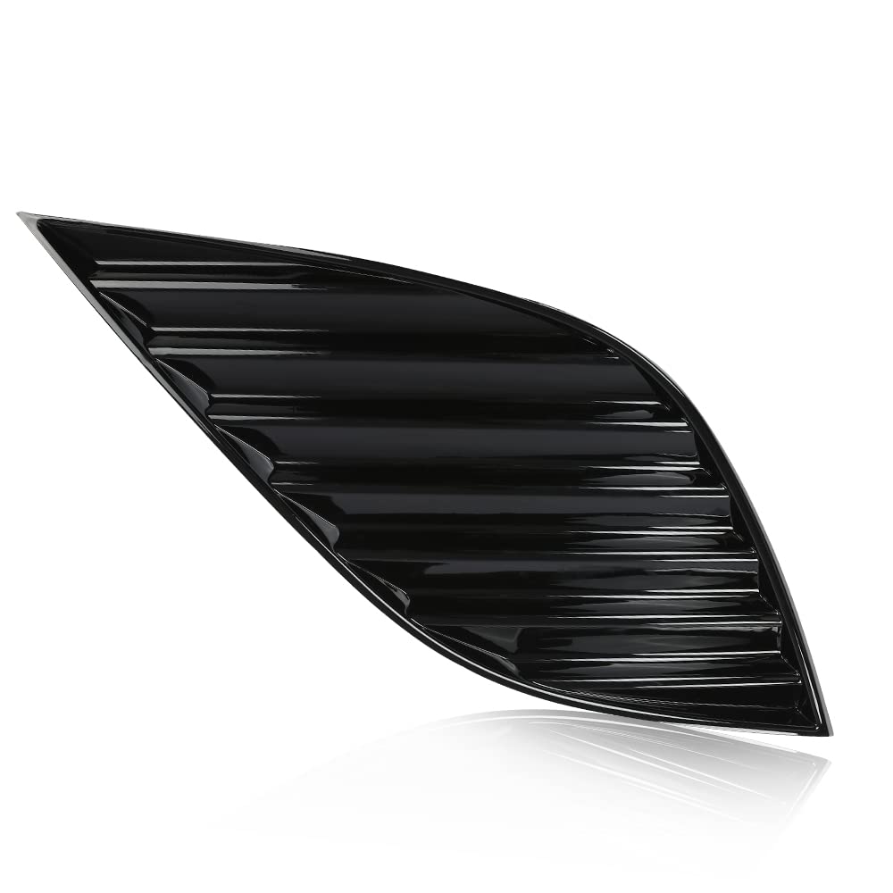 PIT66 Black Fog Light Cover Compatible with 2018-2020 Toyota Camry SE/Hybrid SE Left Driver Side TO1038210 8148206170