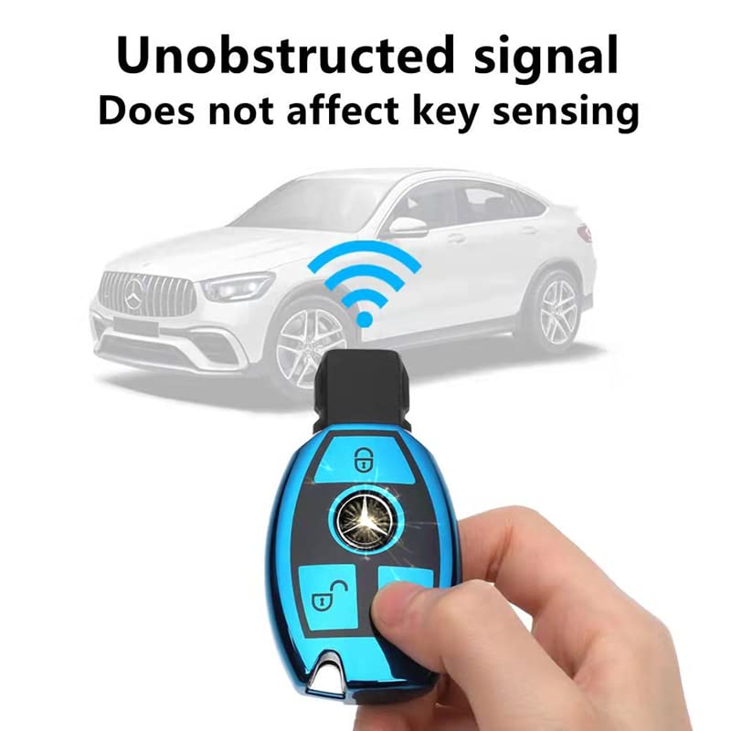 Creativity Suitable For Mercedes Benz Key Cover. Beautiful Tpu Key Case Compatible With Cls Clk Amg Ml C Cl E S Sl Slk G Glc Gle