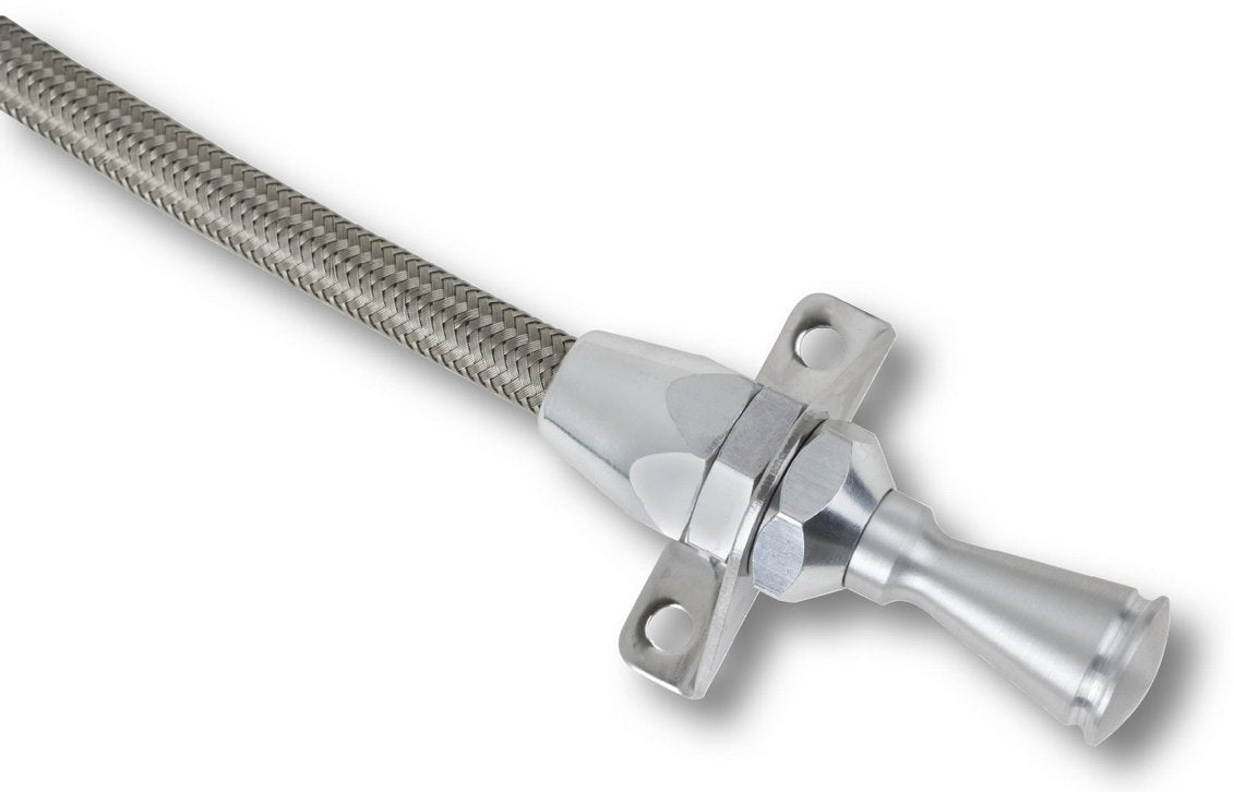 Lokar Td-30Pgfm Hi-Tech Firewall Mount Transmission Dipstick For Gm Powerglide Transmission