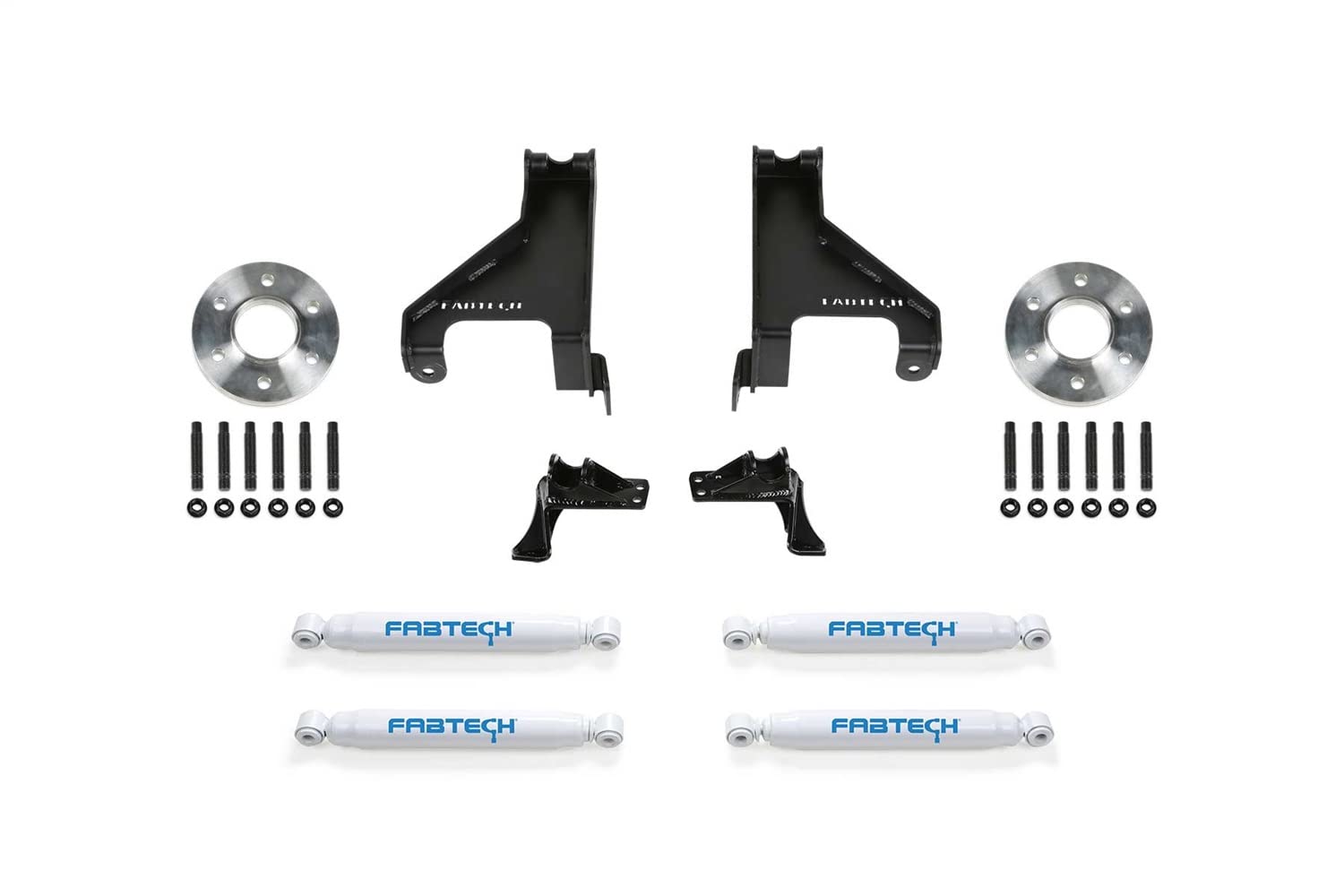 Fabtech Aux Shock Kit With Perf Shks 2015-21 Sprinter 2500 4Wd K9005