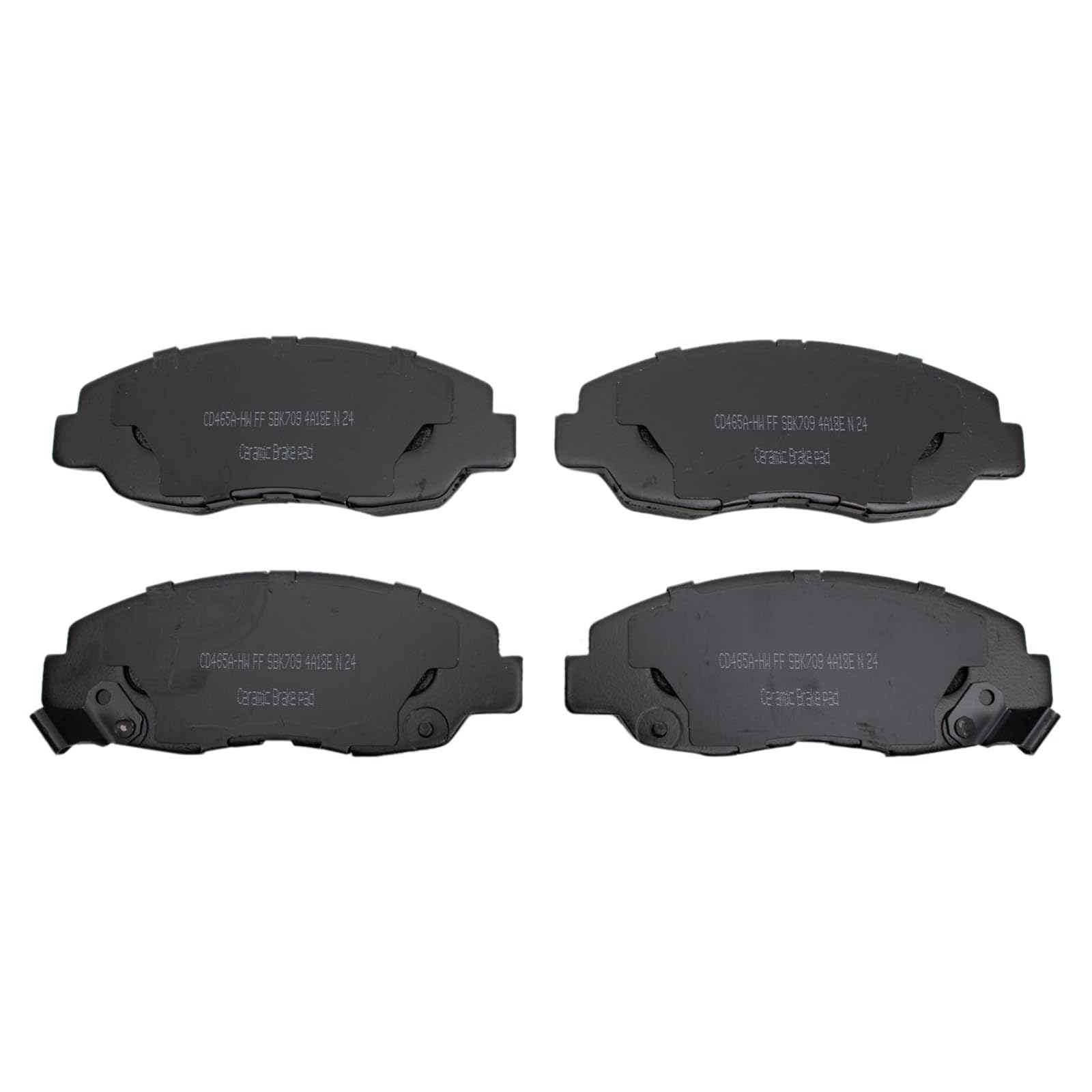 Trq Front Brake Pads Ceramic Compatible With 1997-1999 Acura Cl 1990-2002 Honda Accord 1996-2011 Civic 2010-2014 Insight