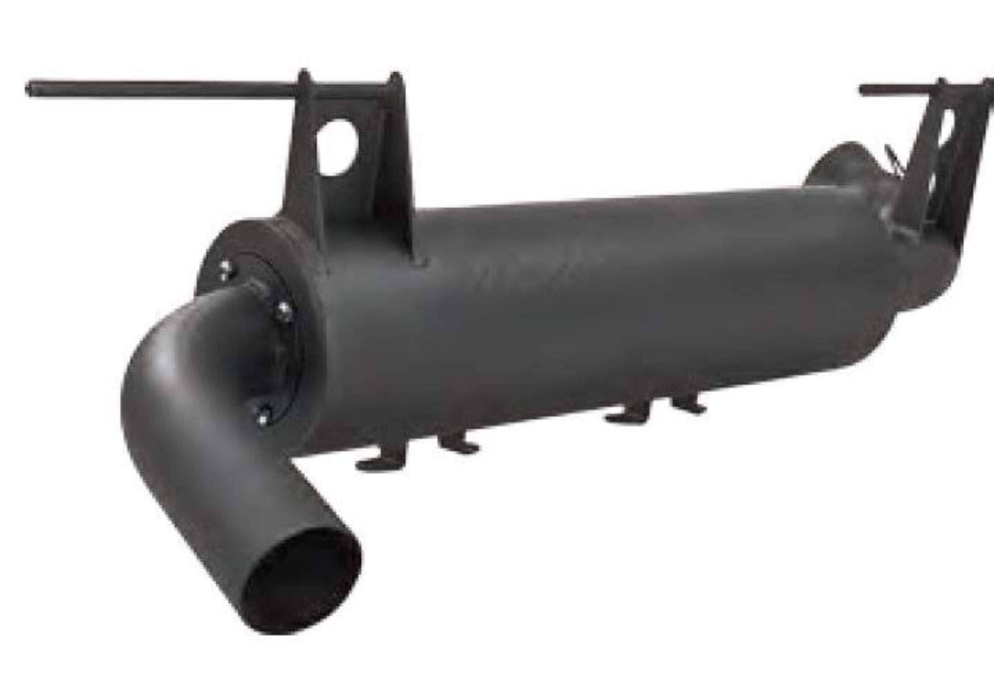 MBRP Straight Core Slip On Performance Muffler Exhaust Made of Black-Coated Aluminized Steel | Fits Polaris Sportsman 850 SP 201