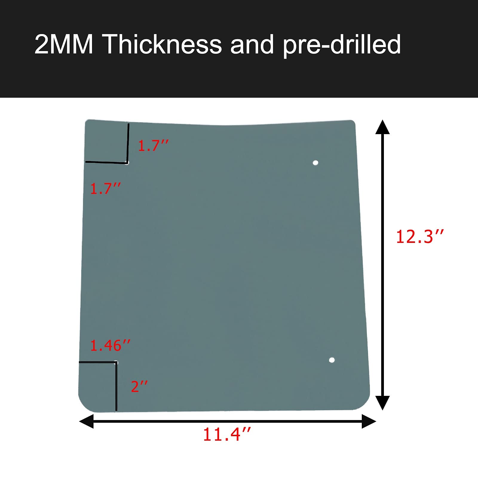 Aircmt Laser Cut Tour Pack Inner Reinforcement Metal Base Plate For Harley Touring Road Glide, Road King, Street Glide, Glide Ultra, Ultra Limited, Cvo Limited 2014-2024 Razor Chopped Tour Pak Trunk