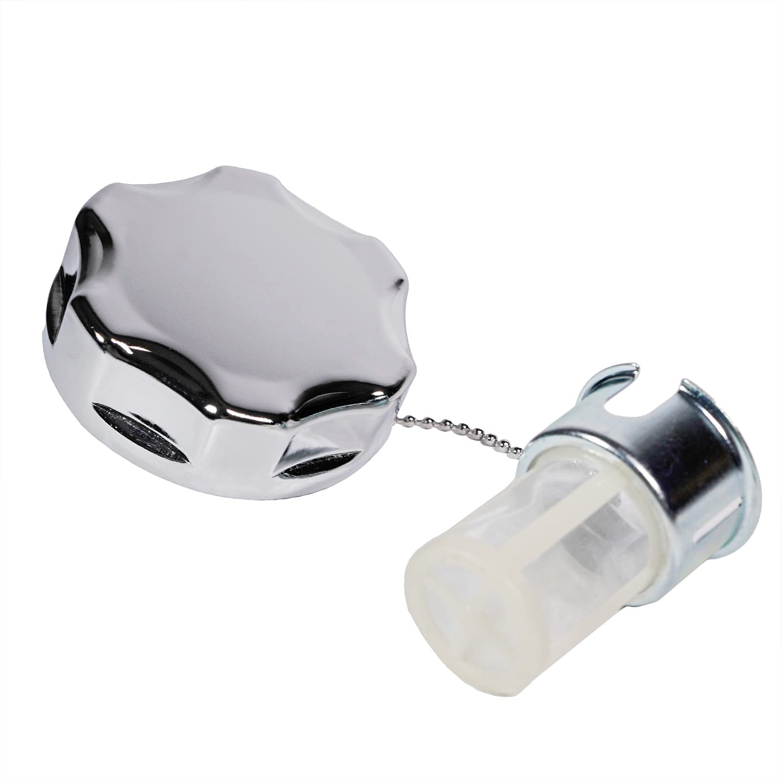 JMCHstore Gas Fuel Tank Cap w/Chain & Filter For OEM Honda GX390 GX270 GX160 Engine 17620-Z4H-030, Genuine Gas Lid For Generac P