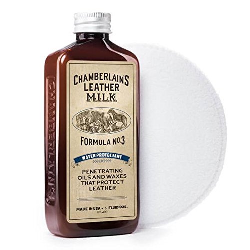 Leather Milk Leather Water Repellent And Protector - Water Protectant No. 3 - All Natural, Non-Toxic Water Proofer And Liquid Se
