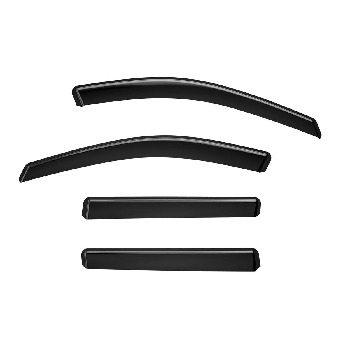 Xipoo Side Window Visor Deflector Compatible with 2019-2025 Toyota RAV4 Rain Deflector 4Pcs Window Visors Replacement for 2019-2