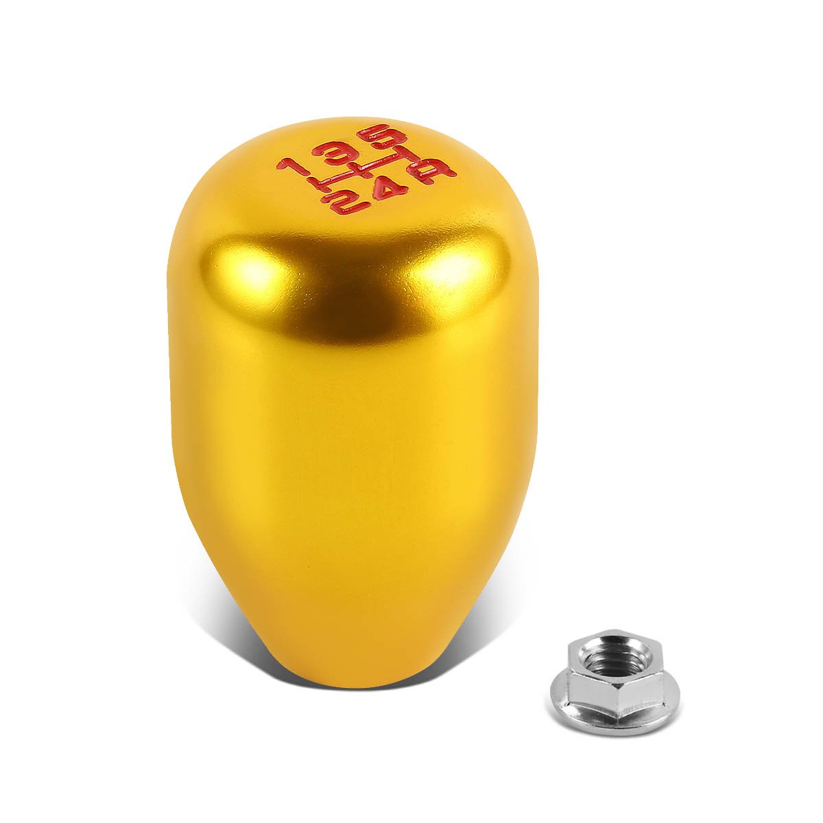 Auto Dynasty Compatible with Civic/Del Sol/CRX/Integra Double Bend Short Throw Shifter+5-Speed Gear Knob+3.5&quot; Extension Kit (Gold)