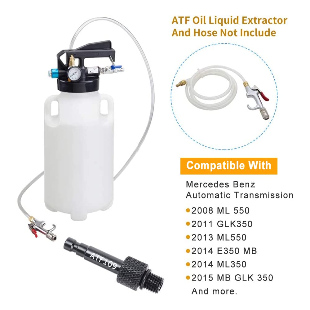 Transmission Fluid Atf Fill Adapter Compatible With Mercedes Benz 722.9, Transmission Automatic Fluid Oil Filling Filler Adapter
