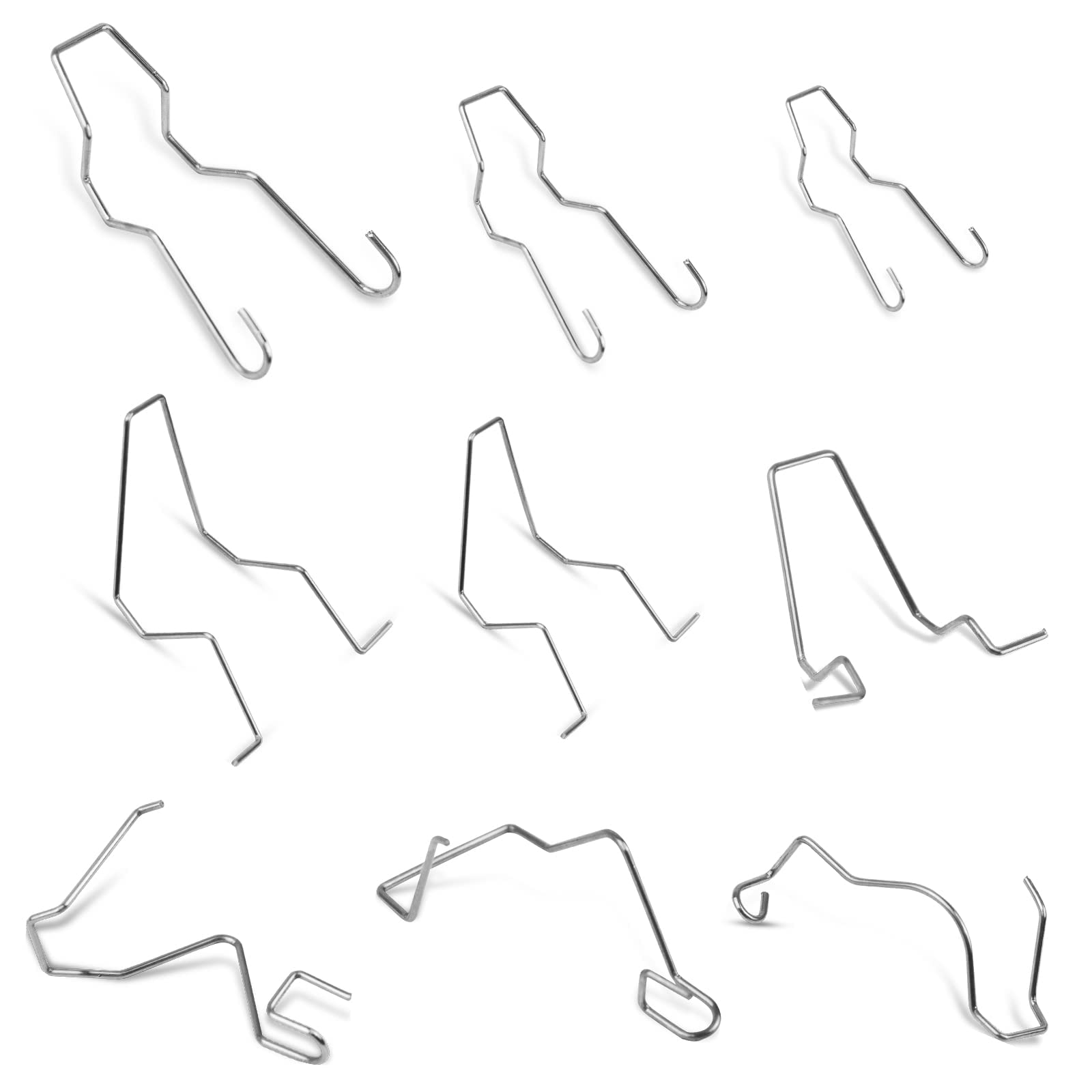 Teantech Bulb Retaining Spring Clips For H1/ H3 /H4 /H7-9 Pcs Bulb Universal Car Headlight Clamp Headlamp Dip Dipped Beam Bulb H