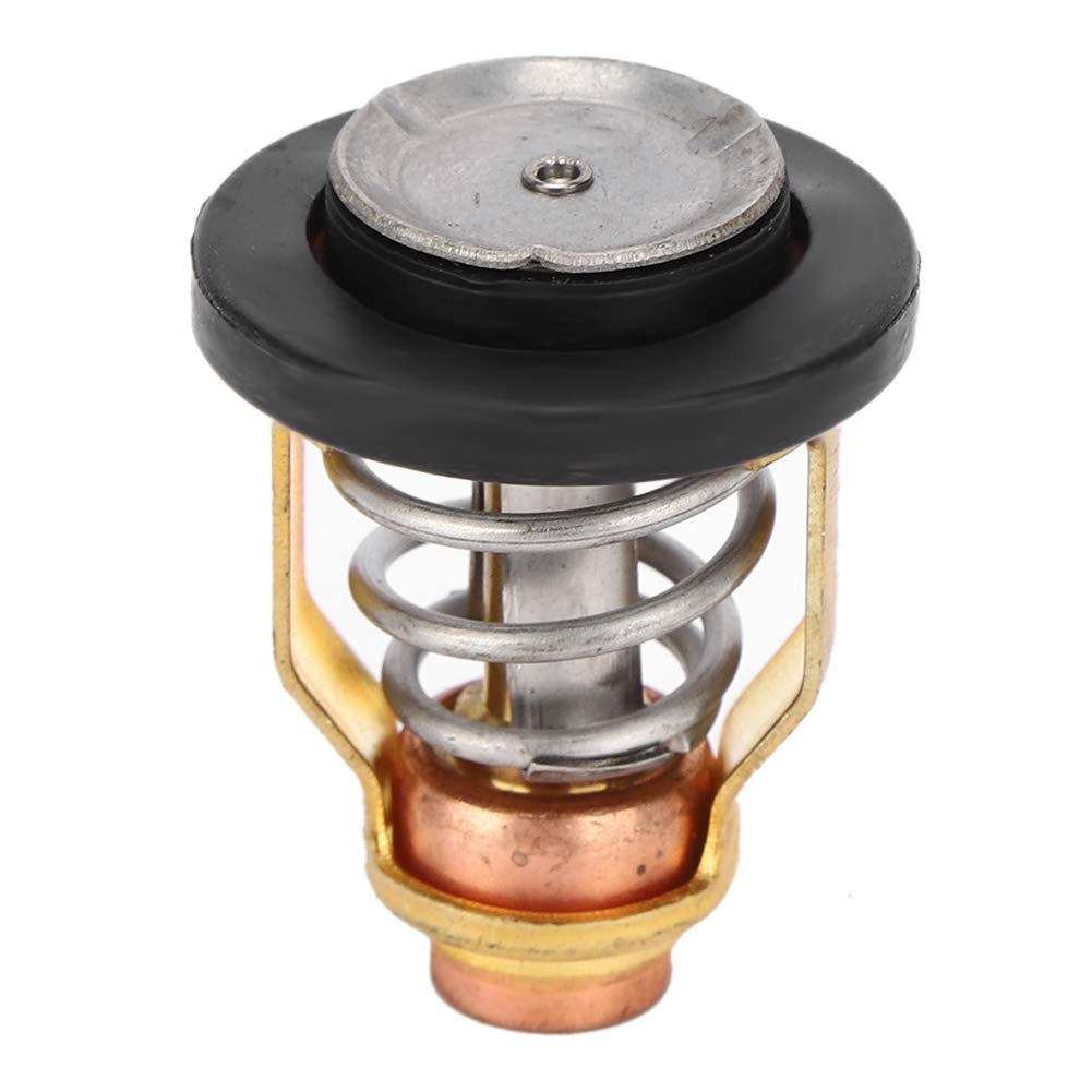 Acouto 67F-12411-01 Boat Engine Coolant Thermostat, Fits 4 Stroke F75-F250 Outboards, Automatic Control, Manual, Copper