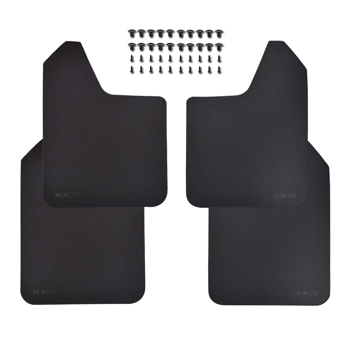 Xukey 4Pcs Set Universal Mud Flaps For Car Pickup Suv Van Truck Mudflaps Splash Guards Mudguards Dirty Traps Fender Flares