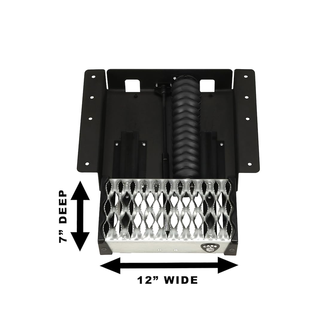 Carr'S With Grip Strut 12 Step Hands Free - Blk Pwdr Coat/Galvanized - Single 501030 , Black