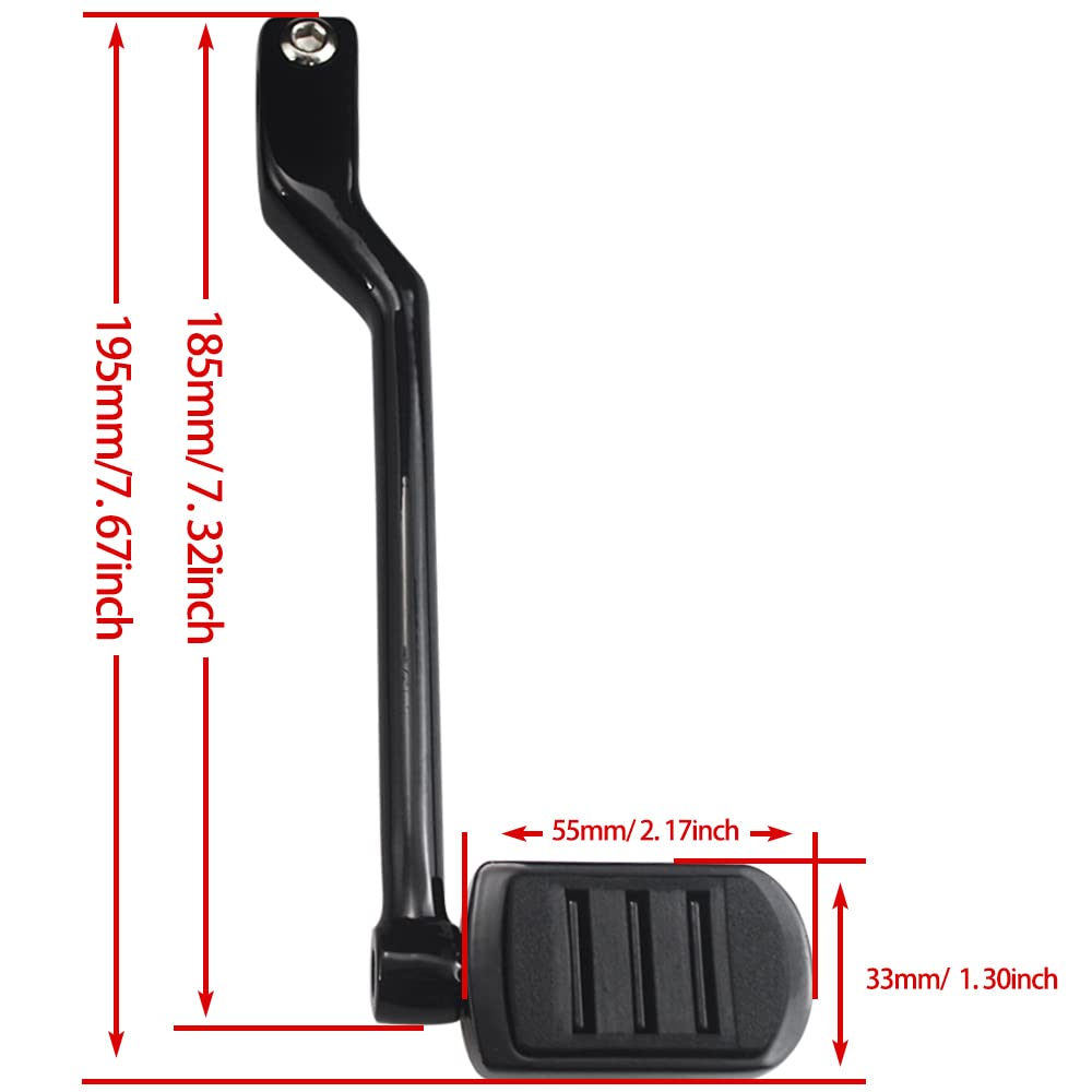 Wowtk Toe Shift Pegs,Front Levers W/Shifter Pegs For Harley 1986-2017 Fl Softail, 1988-2023 Touring Road King Road Glide Street Glide Electra Glide And 2008-Later Trike Models